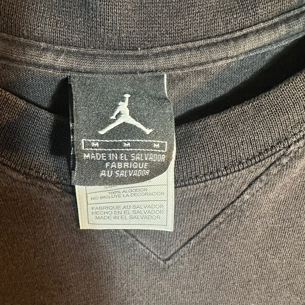 Air Jordan Jumpman Graphic T Shirt Men's‎ Size Medium Charcoal Red